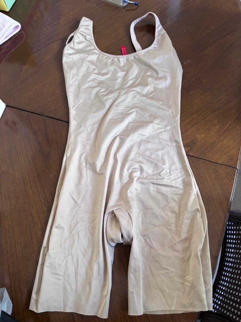 SPANX Nude Beige Full-Body Shaping Bodysuit